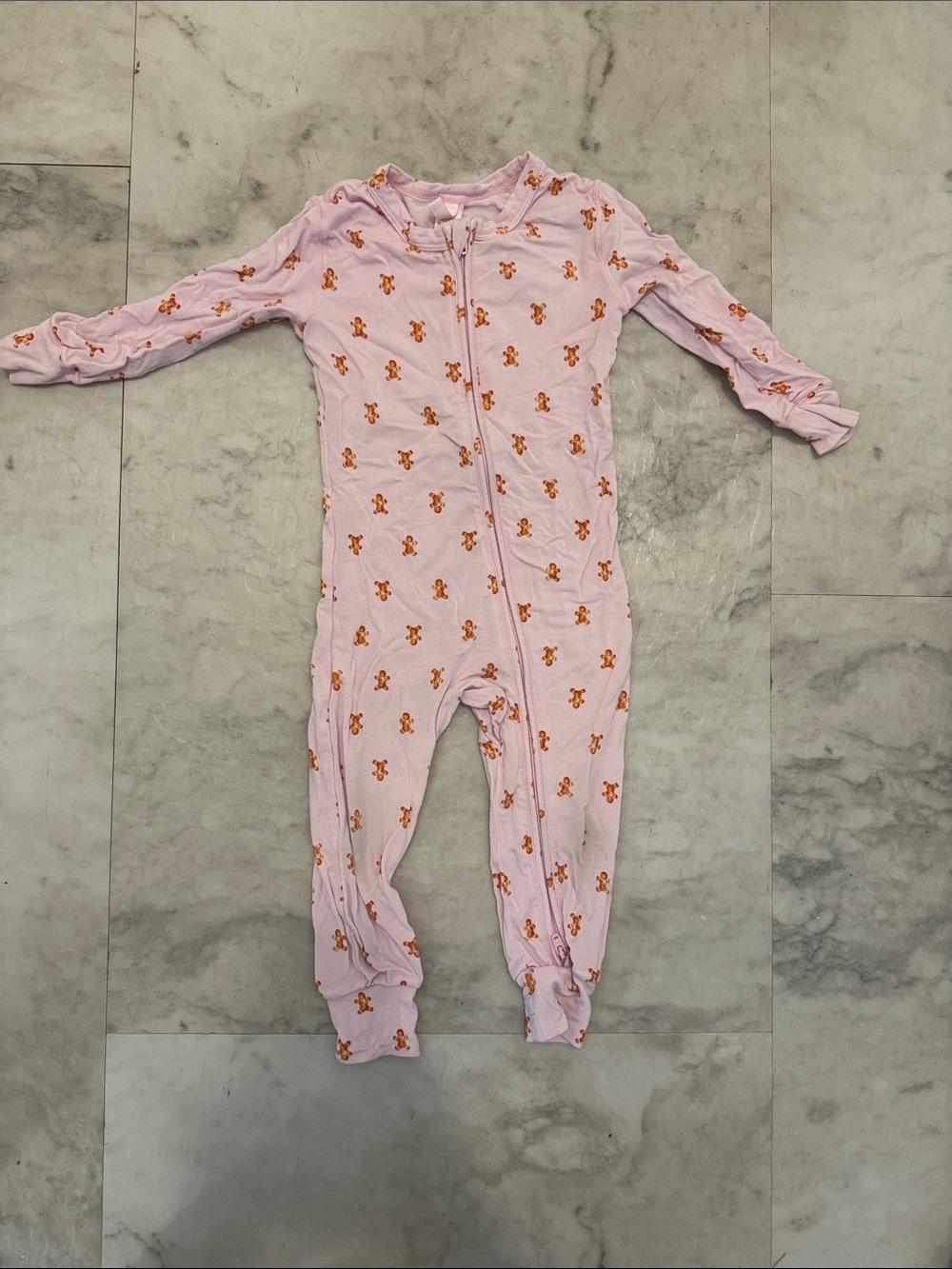Skims Gingerbread kids pajamas